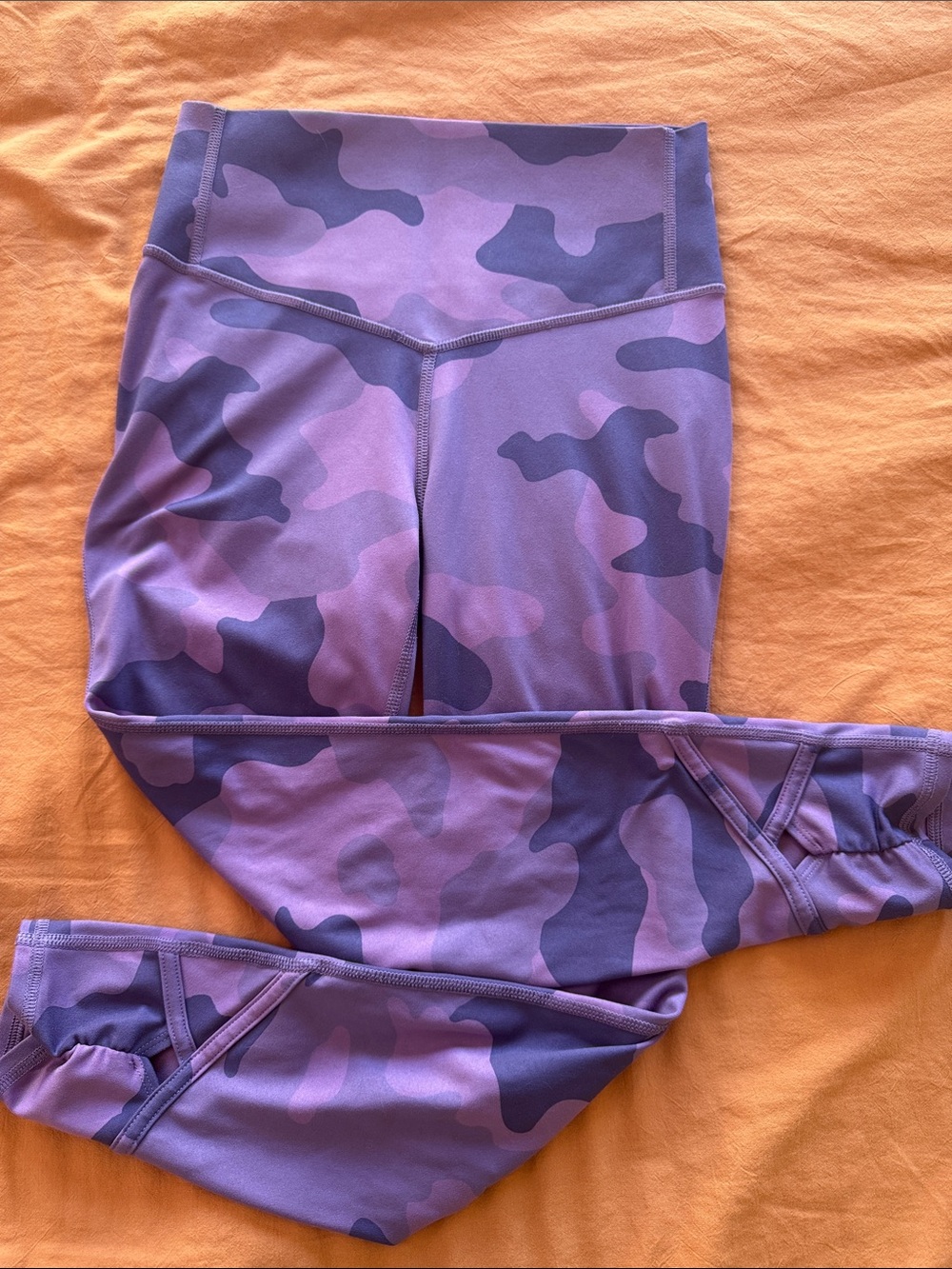 all in motion Purple Camo High-Waist Kids Leggings